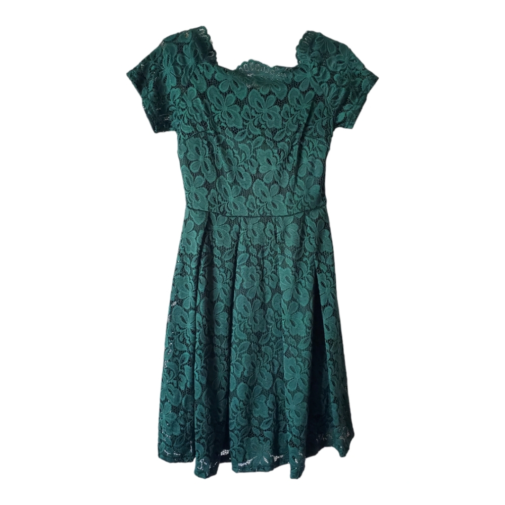 Lace green Missmay dress‎ NWT